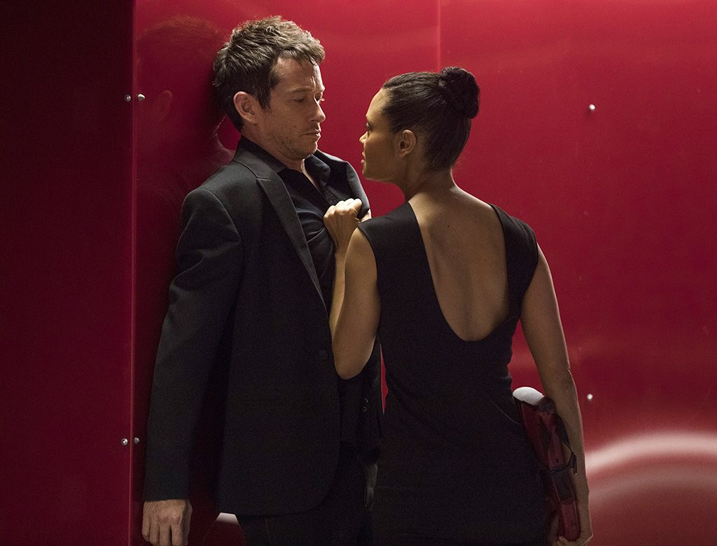 Red, Fashion, Interaction, Human, Performance, Formal wear, Scene, Event, Human body, Suit, 