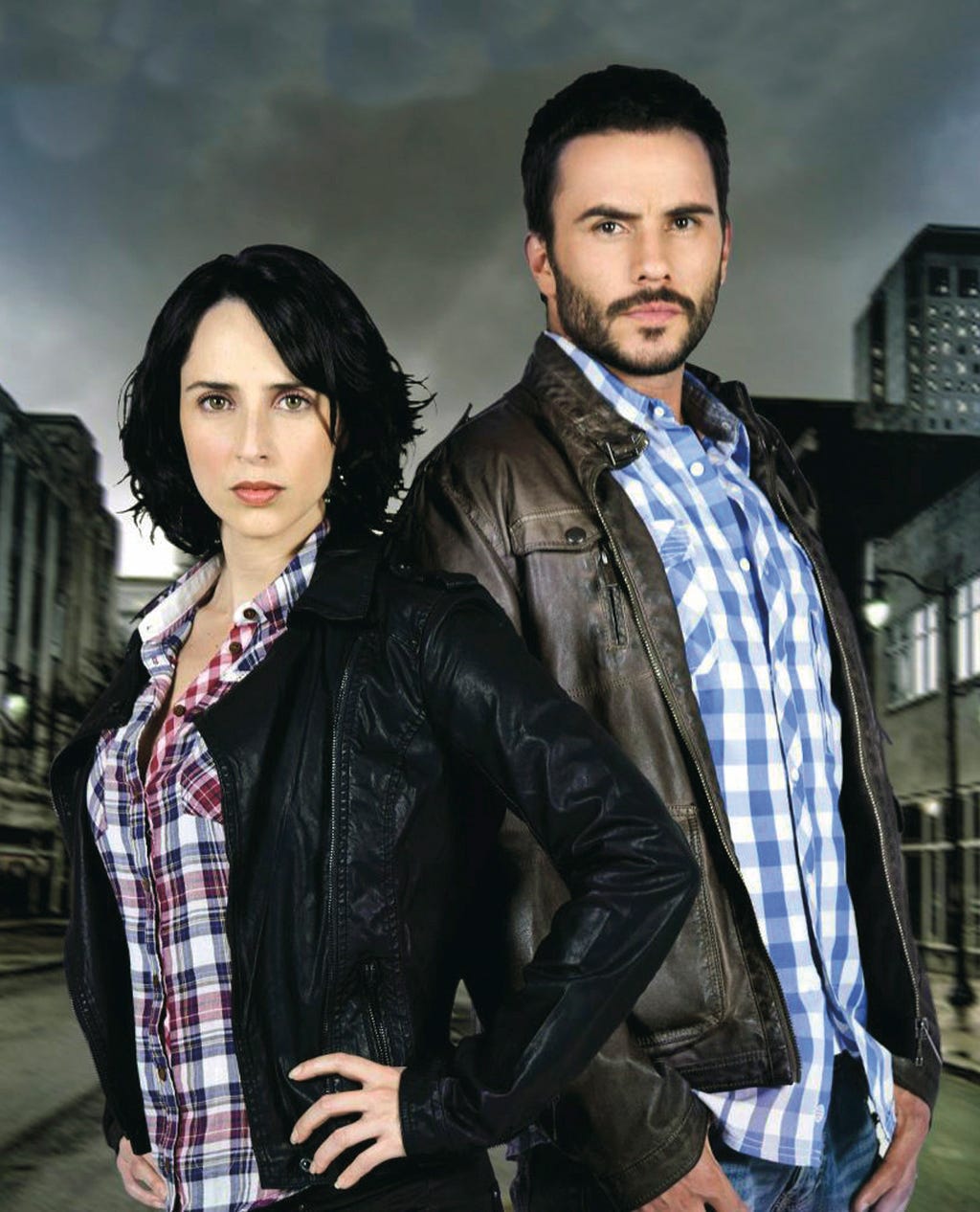 Clothing, Jacket, Hairstyle, Sleeve, Collar, Textile, Outerwear, Plaid, Style, Denim, 