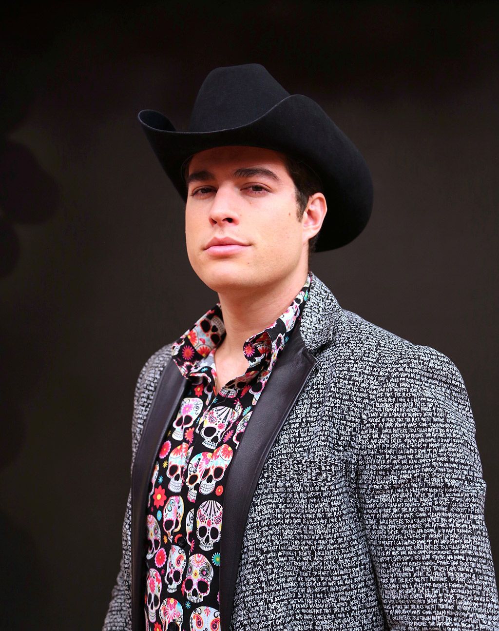 Clothing, Hat, Fashion, Outerwear, Fedora, Blazer, Headgear, Fashion accessory, Lip, Photography, 