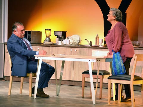 heater, Table, Drama, Stage, Furniture, Performance, Sitting, Acting, Performing arts, Event, 