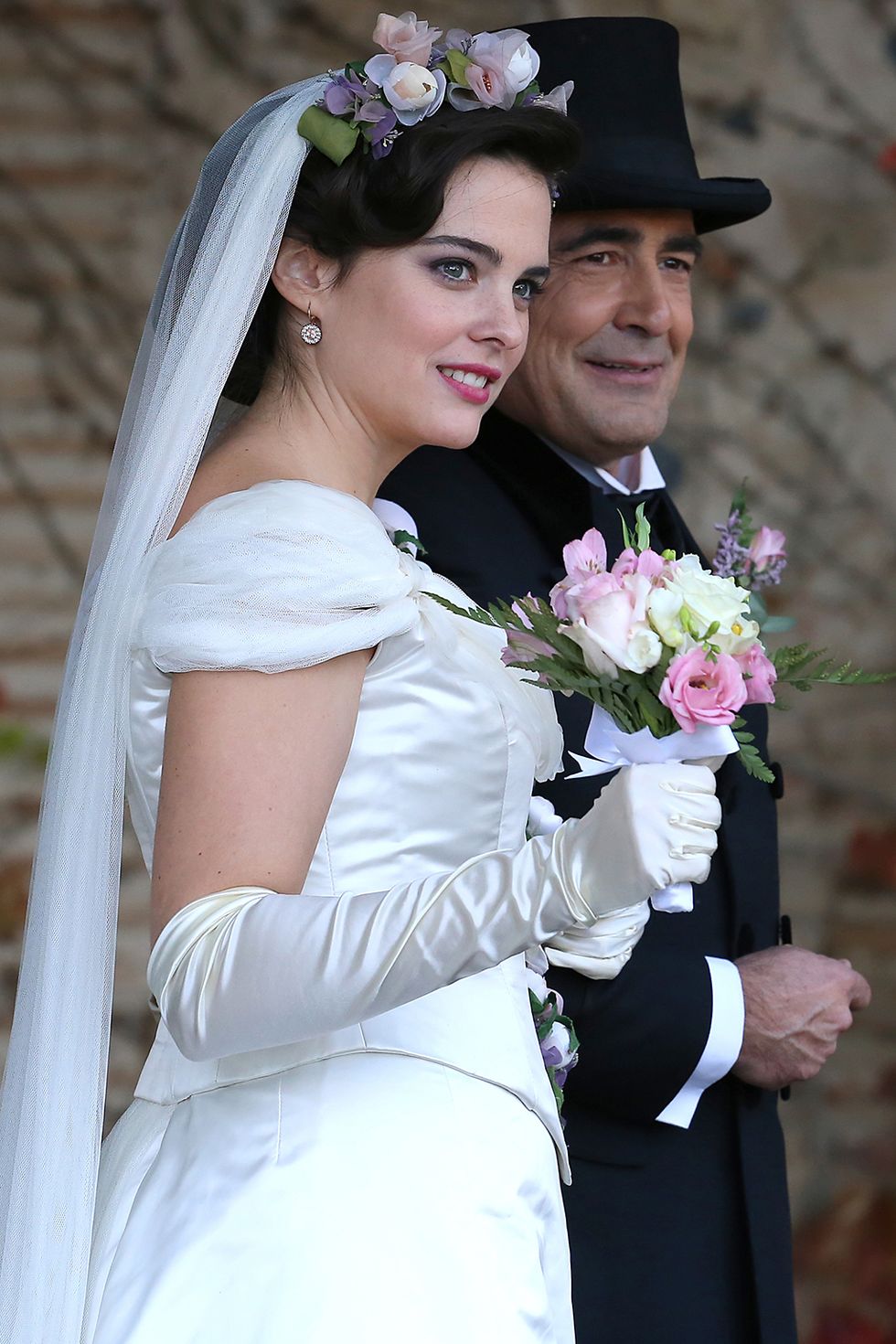 Bride, White, Photograph, Facial expression, Wedding dress, Ceremony, Wedding, Bridal clothing, Marriage, Dress, 