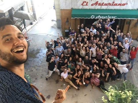 People, Community, Selfie, Youth, Forehead, Smile, Crowd, Event, Fun, Tree, 