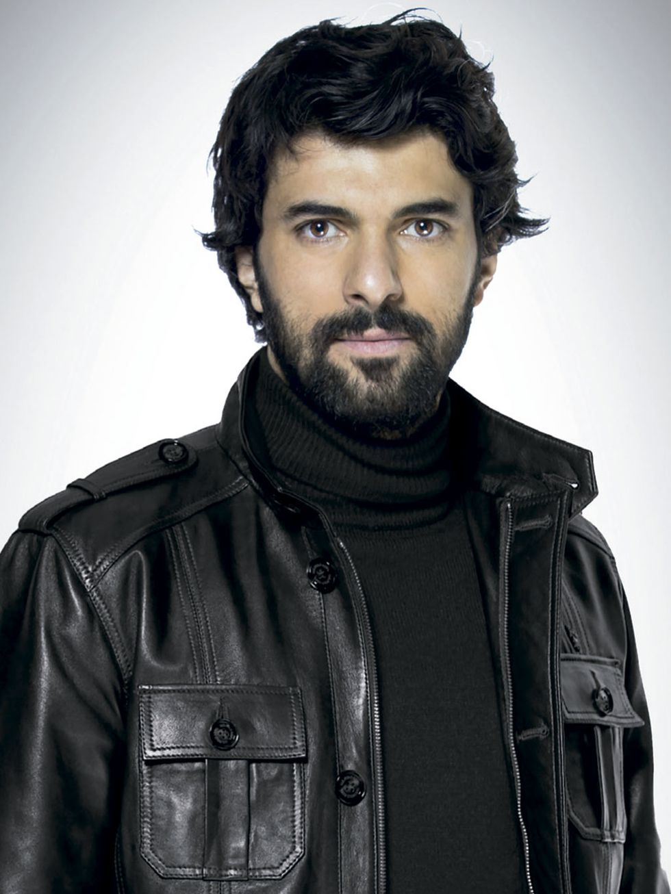 Hair, Facial hair, Beard, Leather, Jacket, Leather jacket, Hairstyle, Textile, Outerwear, Cool, 