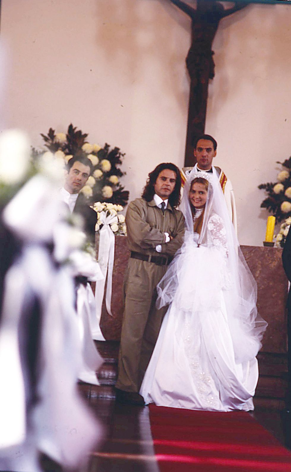 Photograph, Bride, Wedding dress, Ceremony, Marriage, Event, Wedding, Bridal clothing, Tradition, Dress, 