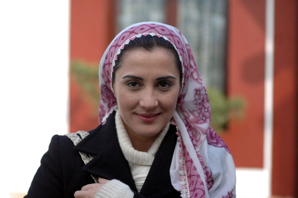 Pink, Fun, Tradition, Scarf, Smile, Photography, Fashion accessory, 
