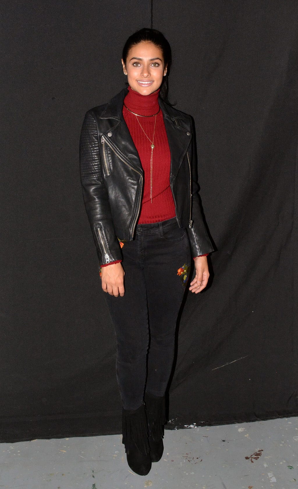 Clothing, Jacket, Sleeve, Human body, Textile, Joint, Standing, Outerwear, Style, Collar, 