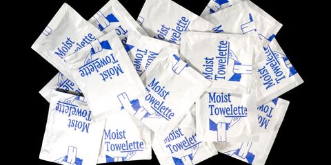 moist towelette