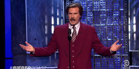 Watch the Best Burns from Will Ferrell, Hannibal Buress, Martha Stewart, and More at the Roast of Justin Bieber
