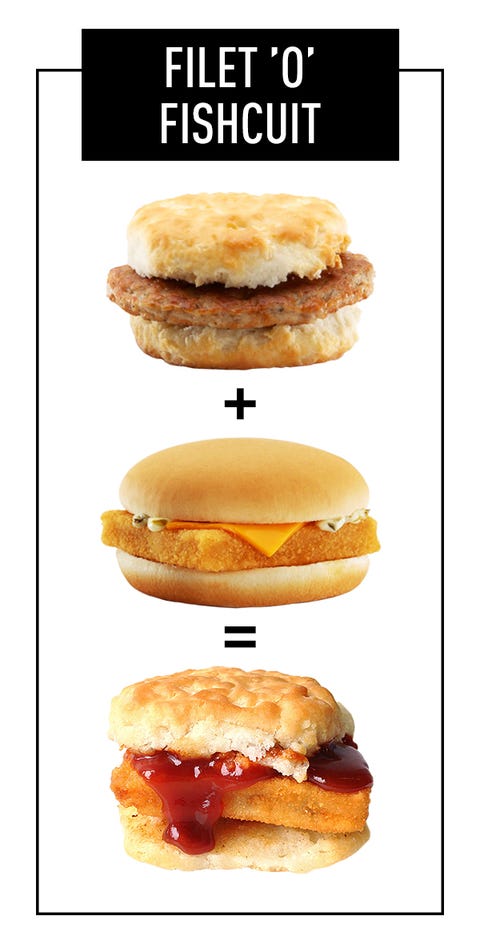 Mcdonald S All Day Breakfast Menu Mash Up Food Items