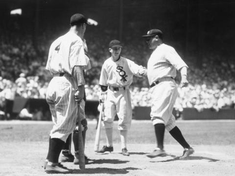National vs. American League image