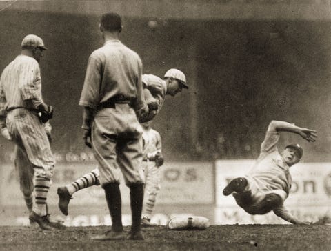 Babe Ruth Out 1922 World Series Game Two image
