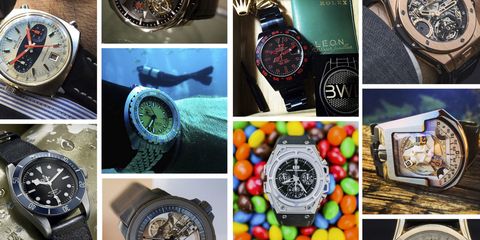 Product, Analog watch, Watch, Colorfulness, Teal, Glass, Font, Aqua, Fashion accessory, Azure, 