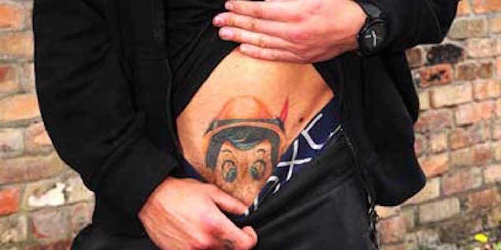 Man Gets Kicked Off Plane For Pinocchio Penis Tattoo
