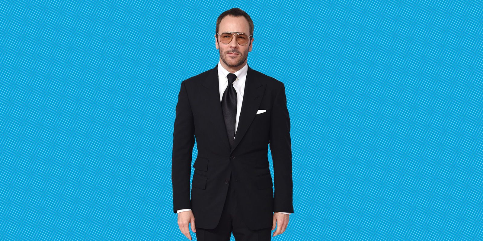 tom ford teal suit