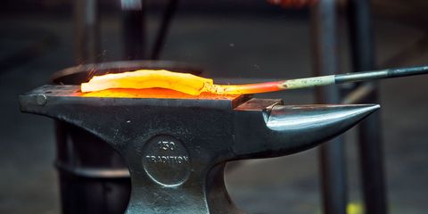 Orange, Flame, Iron, Gas, Anvil, Still life photography, Fire, Heat, Steel, Metalworking, 