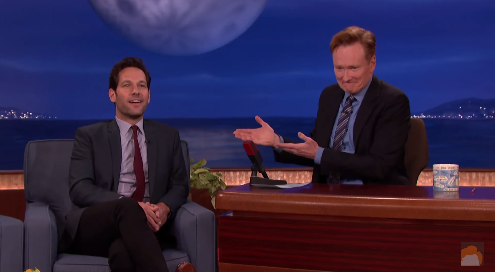 Paul Rudd Trolls Conan Fake Exclusive Ant Man Clip