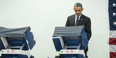 Obama Voting Ballot