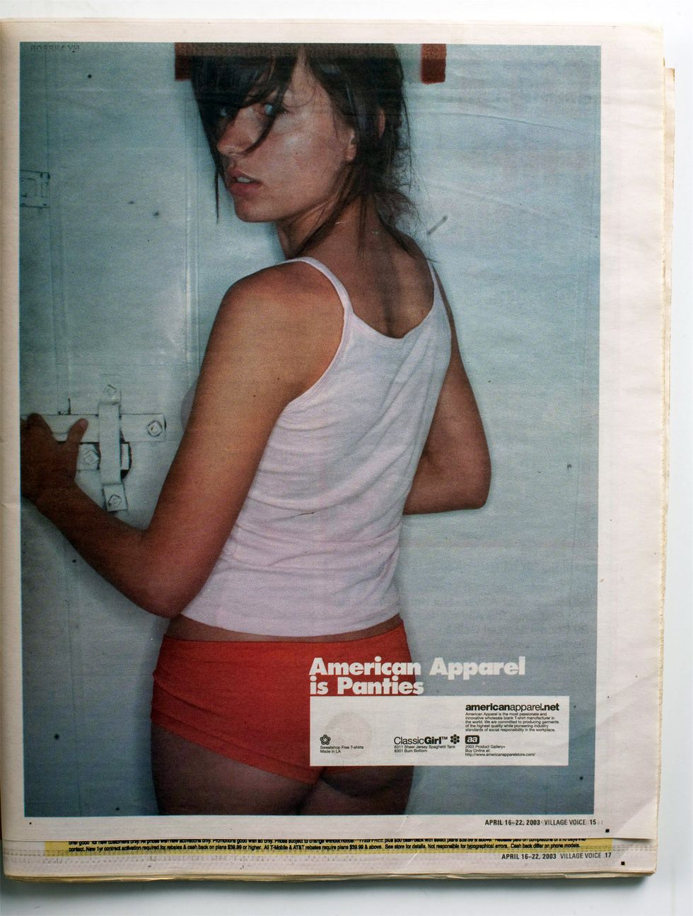 American Apparel advertisement archive