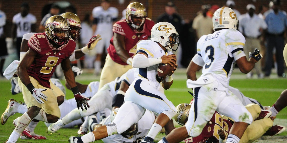 Georgia Tech Beat FSU on a Blocked Field Goal Attempt Return for Touchdown