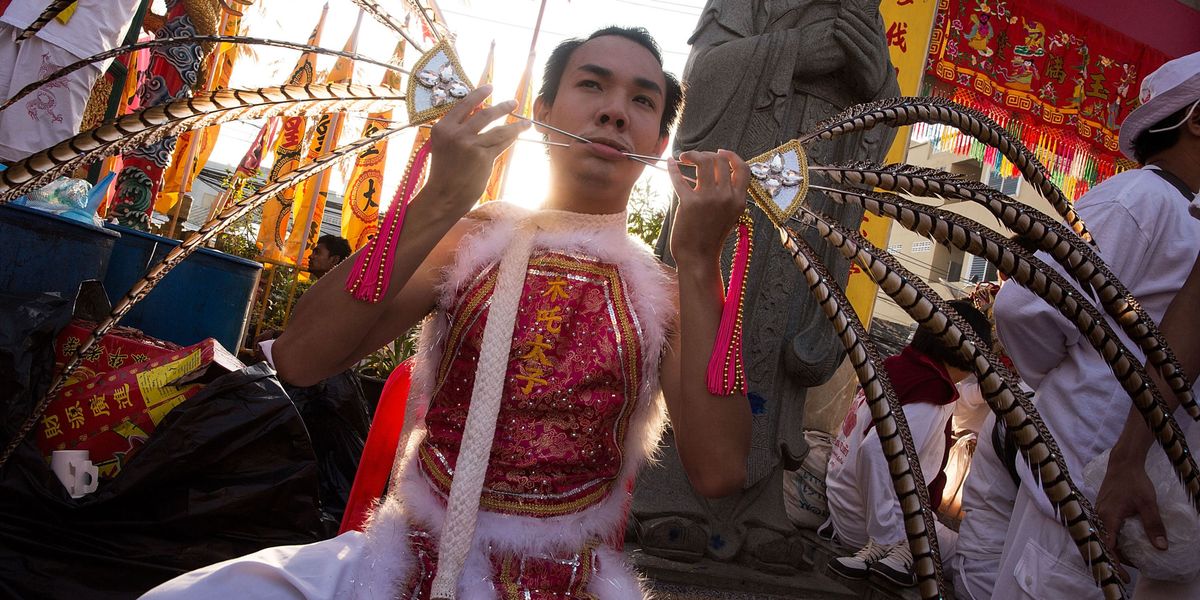 11 Photos from Thailand's 'Vegetarian Festival,' Where Impaling Onself