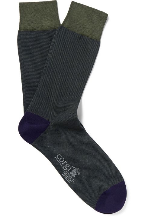 <p>You know all those reservations some people have about socks being a sub-par gift? They go right out the window when it's a pair this good. </p><p><em>Striped cotton-blend socks ($22) by Kingsman, </em><a href="http://www.mrporter.com/en-us/mens/kingsman/striped-cotton-blend-socks/590302" target="_blank"><em>mrporter.com</em></a></p>