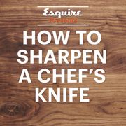 How to Sharpen a Chef's Knife