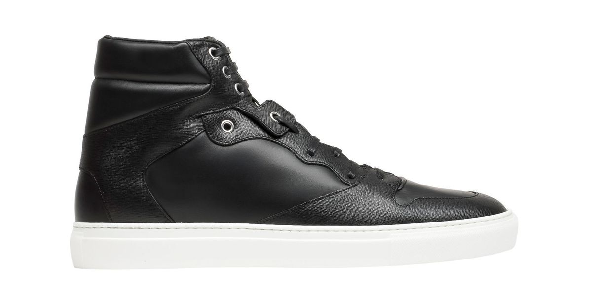 The Footwear Fix: Balenciaga Monochrome High Sneakers