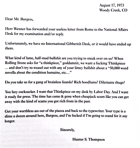 reply to rejection letter