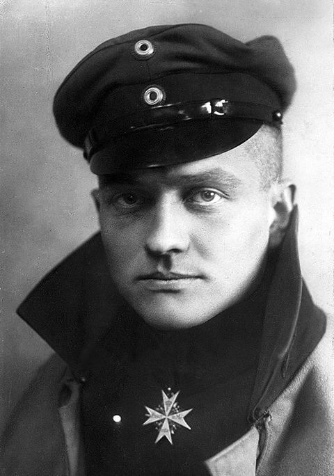 <p>The "Red Barron" is perhaps the most famous flying ace of all time. Richthofen, a pilot for the Imperial German Army Air Service, had more aerial victories in World War I than any other pilot, making him the ace of aces of the war. In his red <a href="https://en.wikipedia.org/wiki/Fokker_Dr.I">Fokker Dr.1</a> fighter aircraft, Richthofen achieved fame all across Europe and became a national hero in Germany. He led the <a href="https://en.wikipedia.org/wiki/Jagdstaffel_11">Jasta 11</a> air squadron which enjoyed more success than any other squad in WWI, particularly in "Bloody April" of 1917 when Richthofen shot down 22 aircraft alone, four in a single day. He eventually commanded the first "fighter wing" formation, a combination of four different Jasta squadrons that became known as the "<a href="https://en.wikipedia.org/wiki/Jagdgeschwader_1_(World_War_I)">Flying Circus</a>." The Circus was incredibly effective at moving quickly to provide combat support across the front. In July 1917, Richthofen sustained a head wound that temporarily knocked him unconscious. He came to just in time to pull out of a spin and make a rough landing. In April 1918, Richthofen received a fatal wound near the Somme River in northern France. A significant amount of mystique surrounds the Red Barron's death, but it is most likely that a .303 bullet from a Canadian pilot in the Royal Air Force struck him in the chest. He was able to make an emergency landing but died sitting in the cockpit. Richthofen had 80 credited kills.</p>