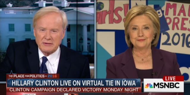 Chris Matthews Interviews Hillary Clinton About Bernie Sanders