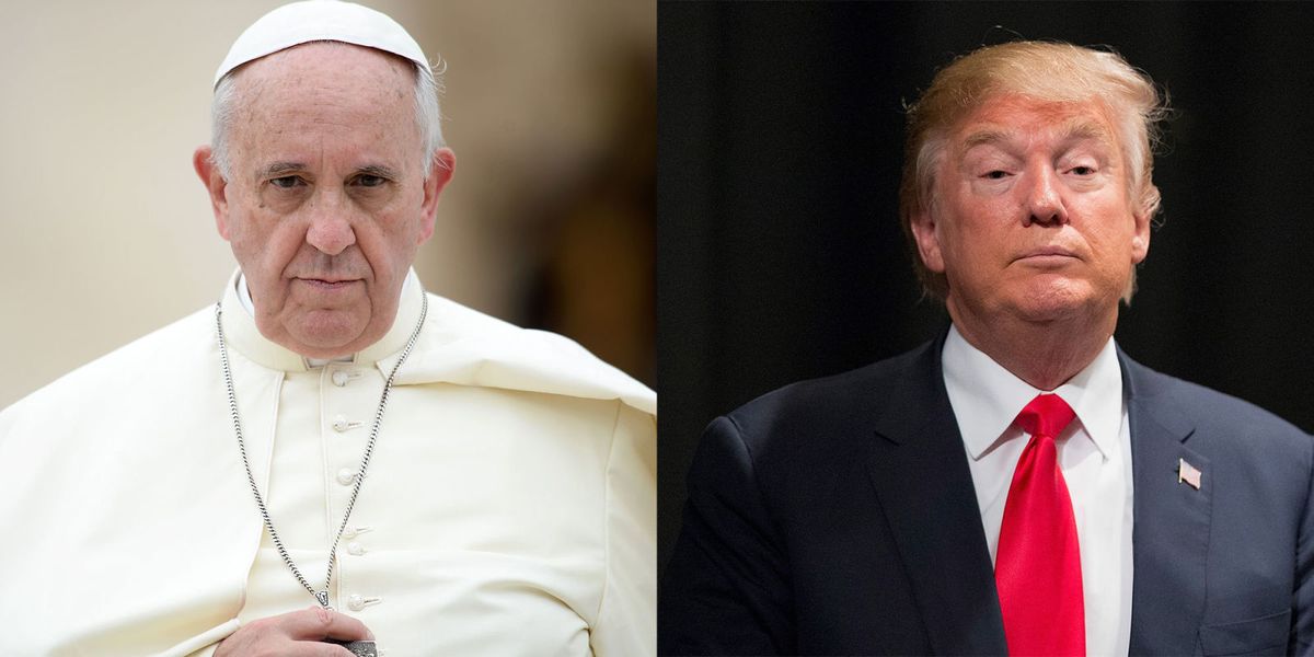 Pope Francis Says Trump Isn't a Christian - Trump Responds