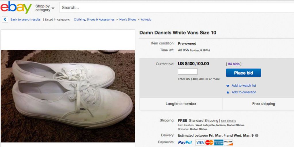 buy vans shoes ebay
