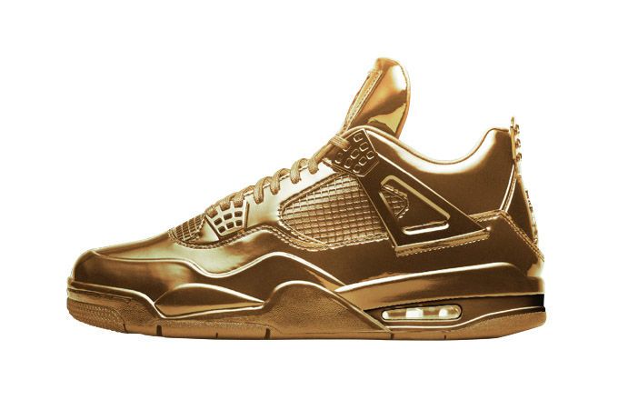 Jordan cheap shoes gold