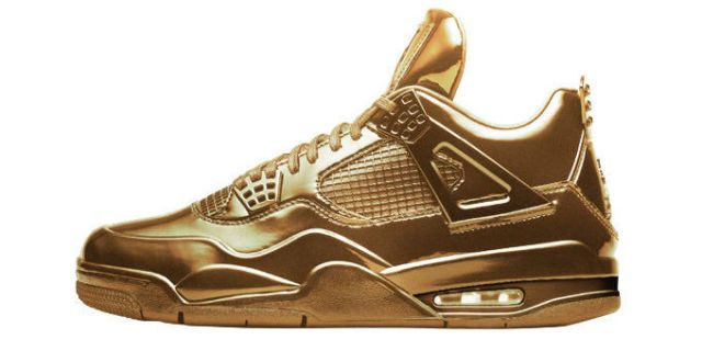 Donald Trump Should Definitely Buy These Gold Jordan 4s