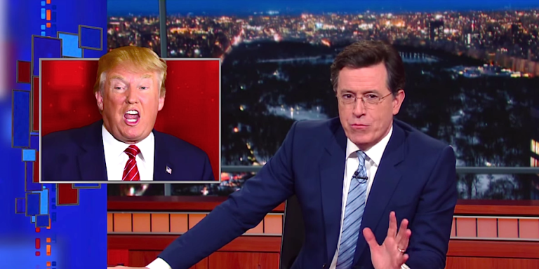 Stephen Colbert Knows the Secret to Make Donald Trump Go Away