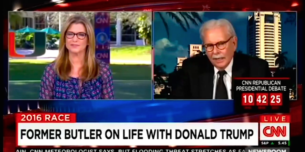 CNN's Interview With Donald Trump's Former Butler Was Very, Very Awkward