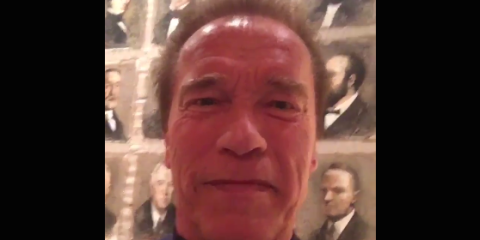 Video: Arnold Schwarzenegger Congratulates John Kasich on Ohio Victory