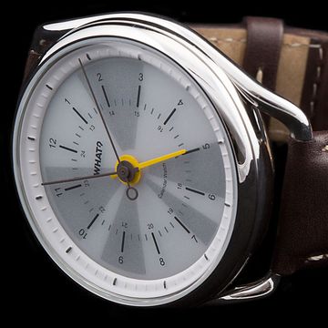 Product, Analog watch, Watch, Glass, White, Watch accessory, Fashion accessory, Font, Metal, Still life photography, 