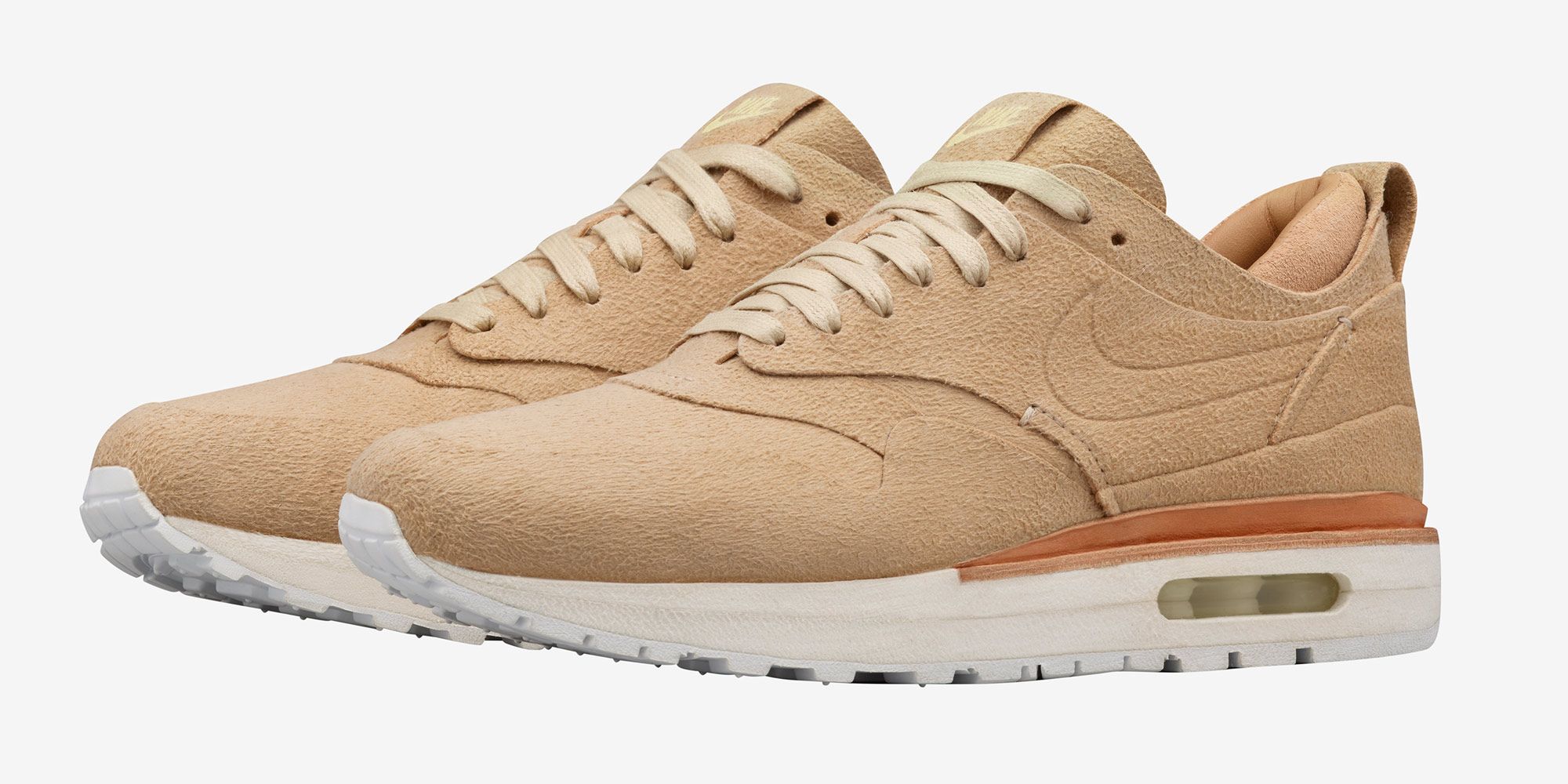 Air max 1 beige suede sale