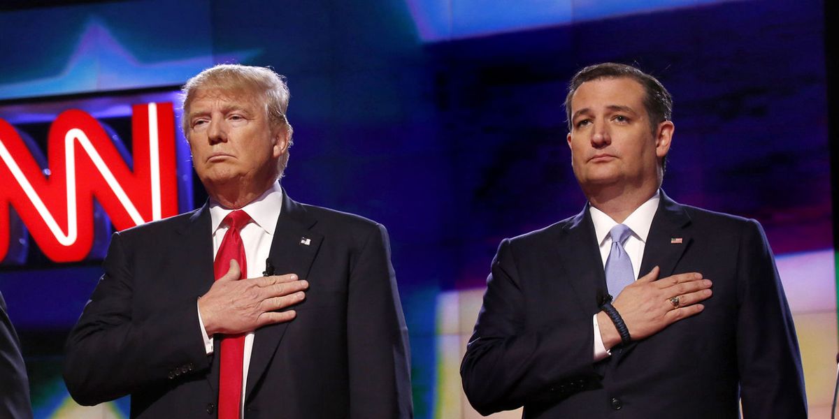 Trump, Cruz Twitter Fight Involving Wives Is New Low for 2016