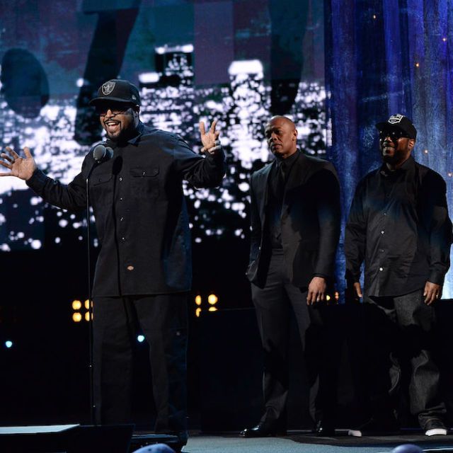 Kendrick Lamar inducting NWA into Rock and Roll Hall of Fame