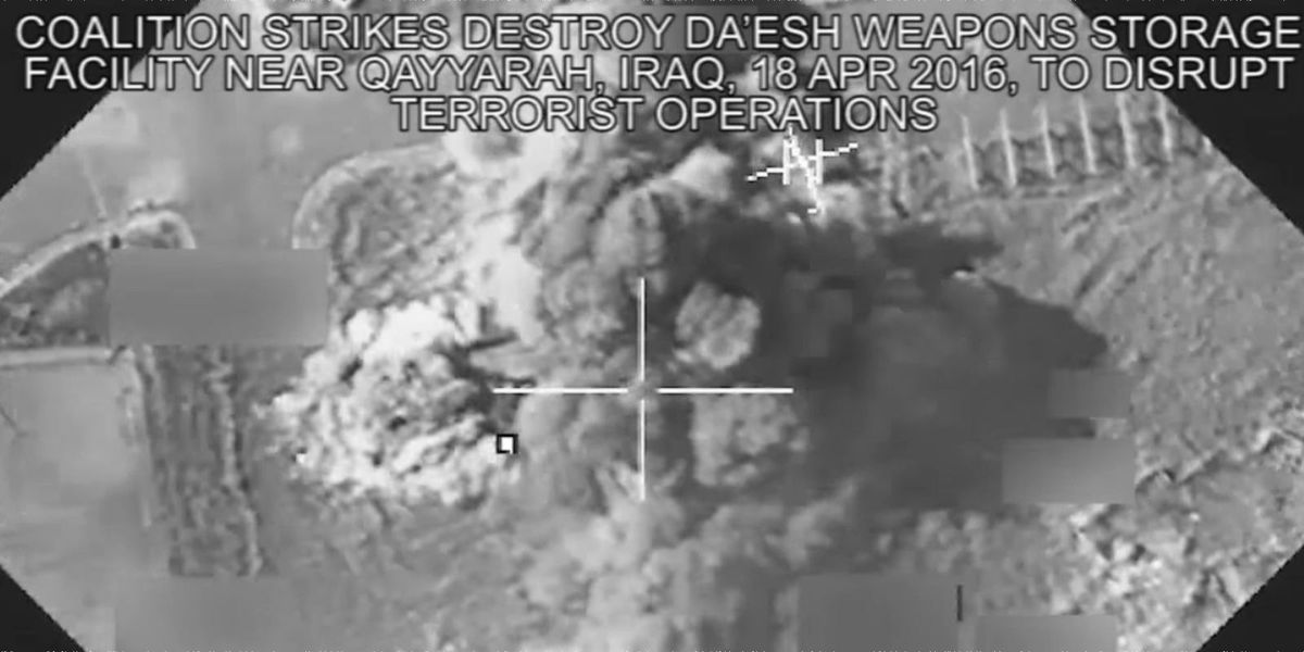 The U.S. Dropped its First Bomb from a B-52 on ISIS. Then the Military Put it on YouTube.