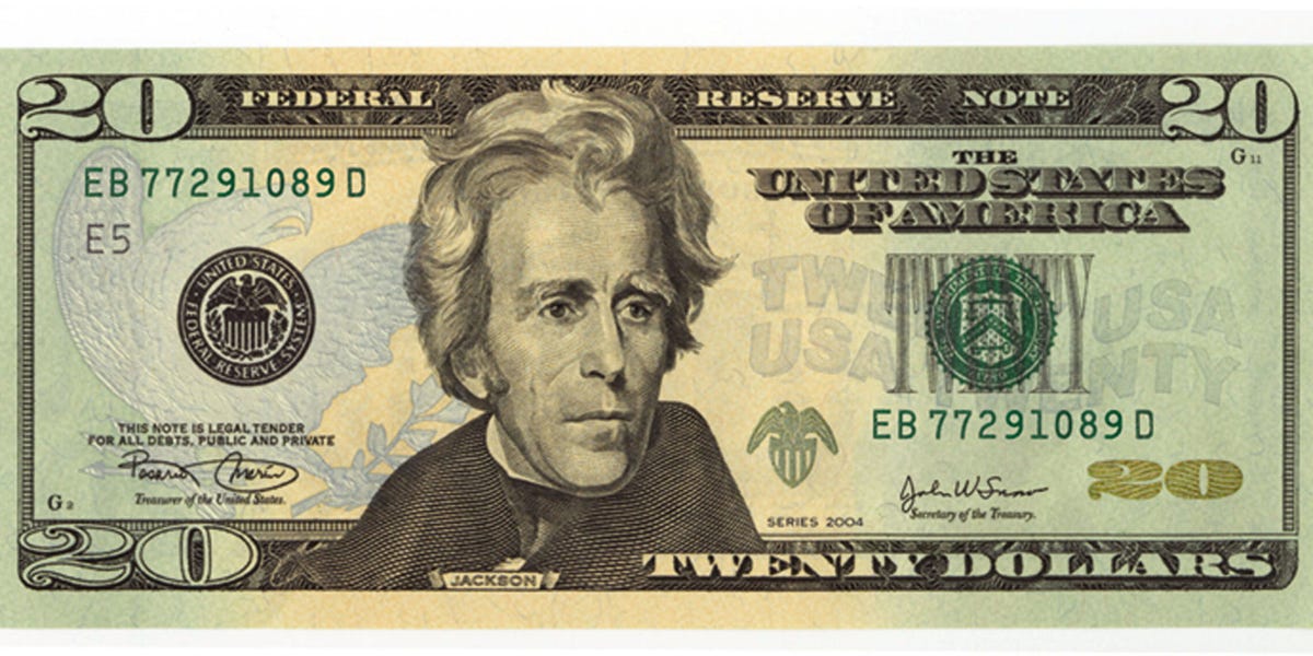 Harriet Tubman 20 Dollar Bill - Replaces Andrew Jackson ...