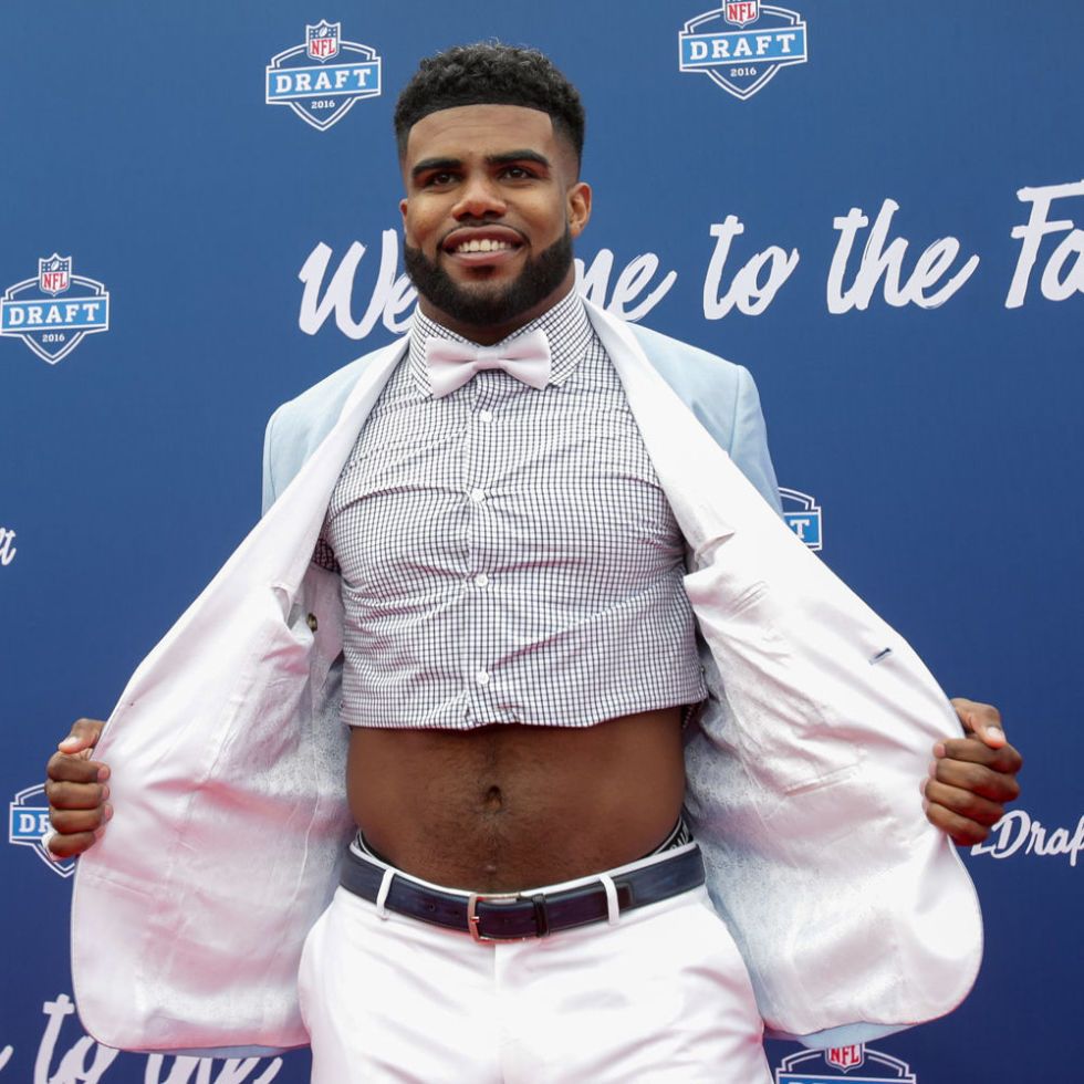 ezekiel elliott draft outfit