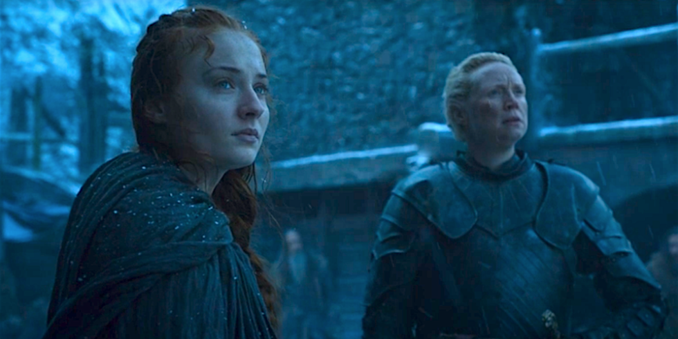 Game of thrones на английском. Санса и Джон.