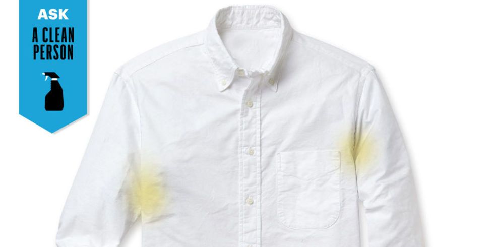 yellow stains on white shirts after washing