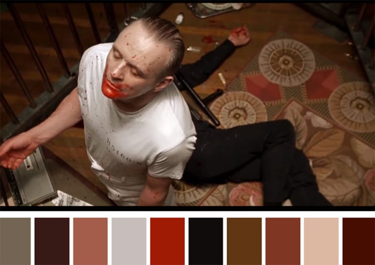 50 Iconic Films And Their Color Palettes