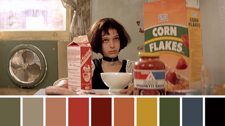 50 Iconic Films And Their Color Palettes