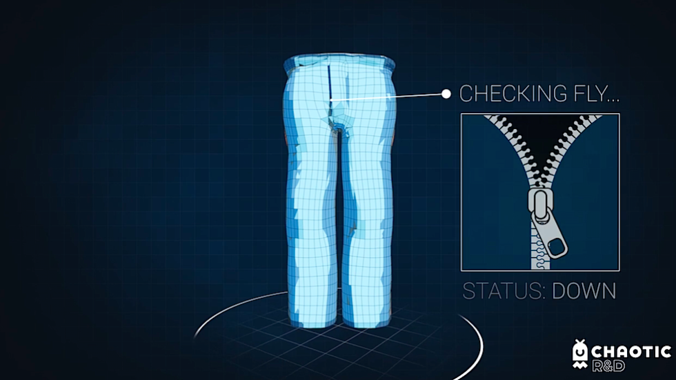 Noti-Fly Pants Technology Tells You If Your Fly Is Down