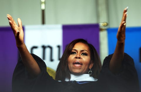 Michelle Obama Ripped Donald Trump In Her Last Commencement Speech as FLOTUS